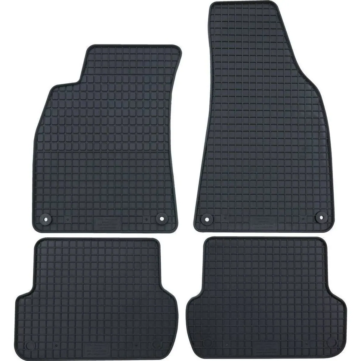 PETEX VW Golf V/Jetta/Golf VI/Scirocco, resistente Gummimatte — wasserdicht, schmutzabweisend, langlebig